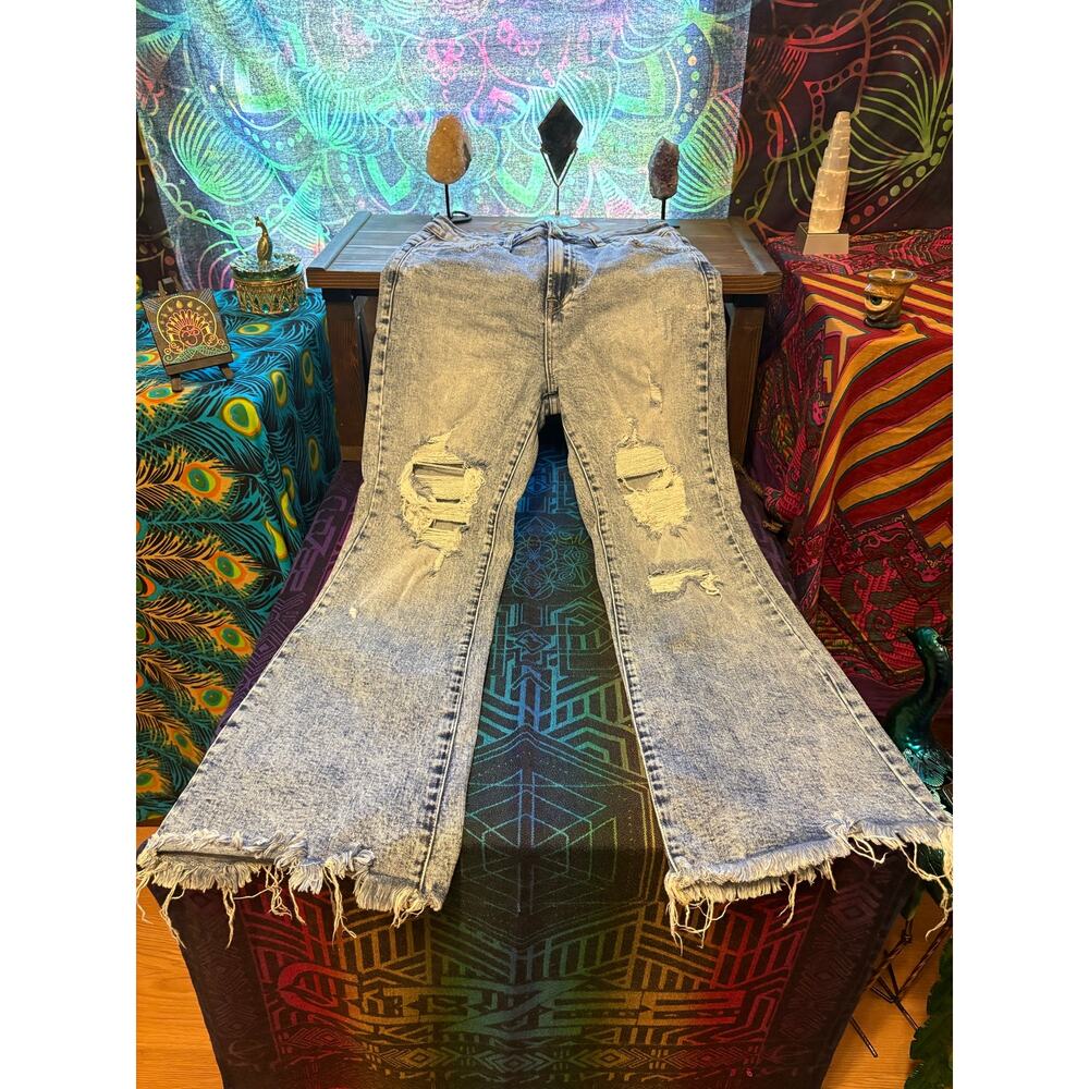 Risen jeans freckled poppy flare jeans